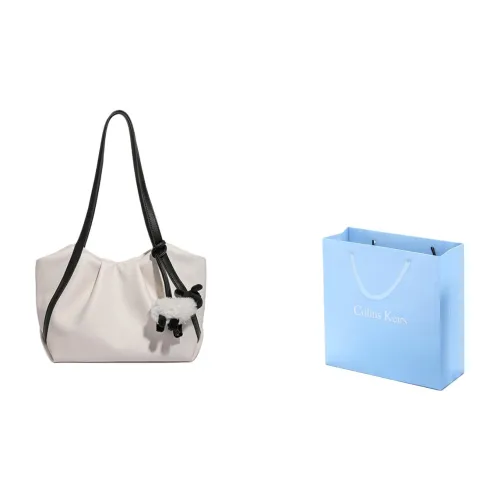 COLINS KEIRS Синтетическая кожа Деловой повседневный стиль Учеба Универсальный Портативный Сумка на плечо Обычный Женская Белая