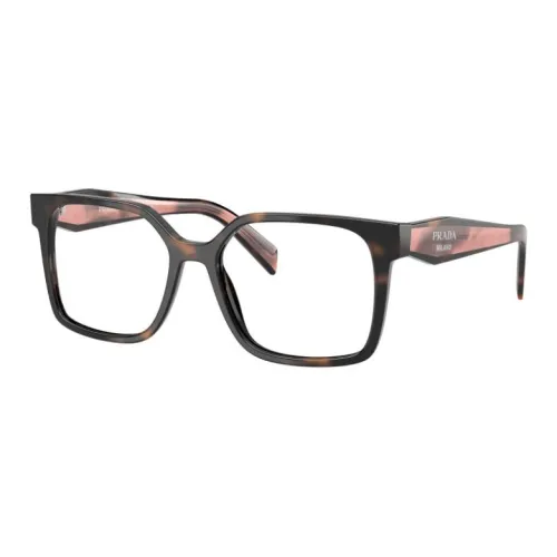 PRADA Пластиковая оправа Нерегулярная форма Оправа для очков Унисекс Розовый Черепаховый