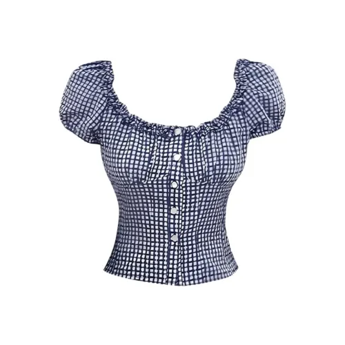 SKYA Синие Женские Футболки