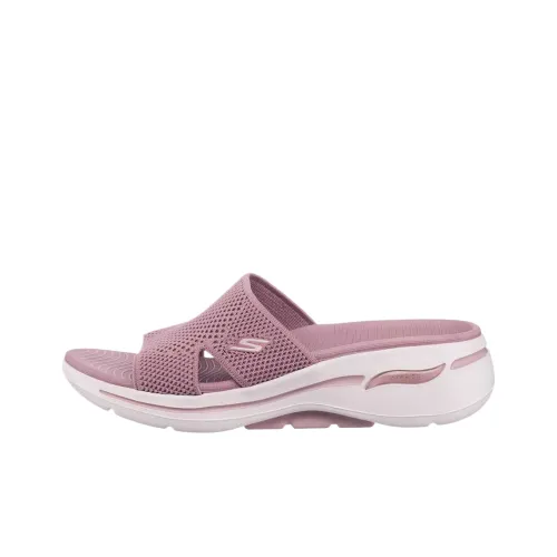 Skechers Go Walk Arch Fit Quick Dry Слайд Женские Розовые