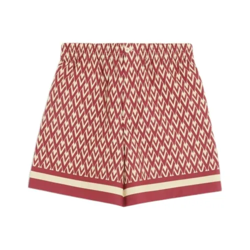 Valentino SS25 Повседневные шорты Мужские Красные