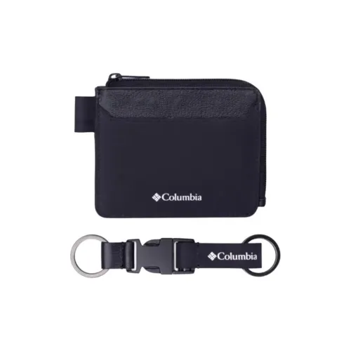 Columbia Полузастежка Дизайн Держатель для карт Мужской Черный