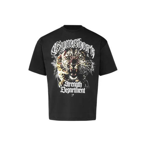 GYMSHARK Черные Мужские T-рубашки