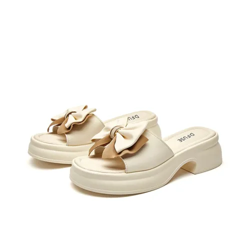 D Fuse SCANDINAVIA Шов Без шума Амортизация Слипоны Женские Экрю