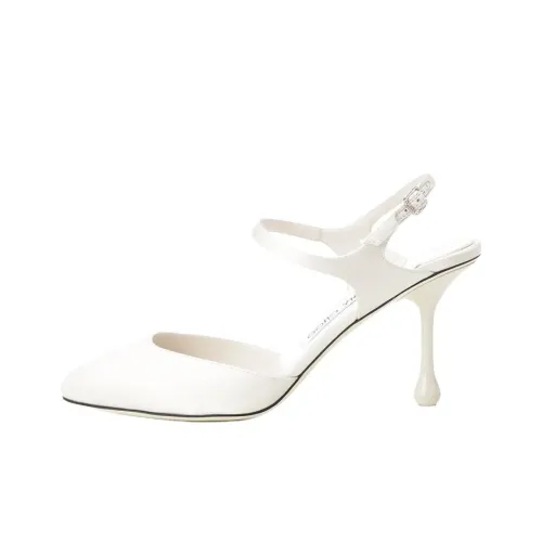 Jimmy Choo Pixie Узкий каблук Высокие каблуки 8 см Женские Белые