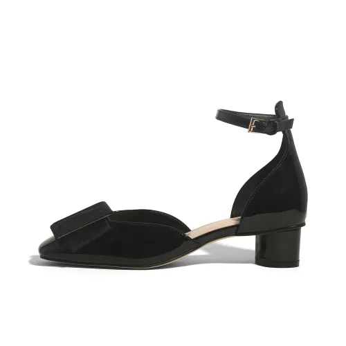 CHENTER KATER Грубый каблук Высокие каблуки Женские Черный