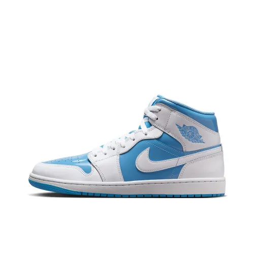 Jordan Air Jordan 1 High Топ Kids Lifestyle Shoes Синий Белый Подростки
