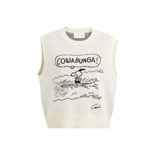 COACH X PEANUTS SS25 Майка Женская Кремово-Белая