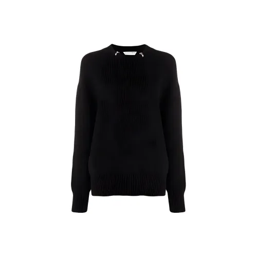 Bottega Veneta FW21 Свободный крой Свитер Женский Черный