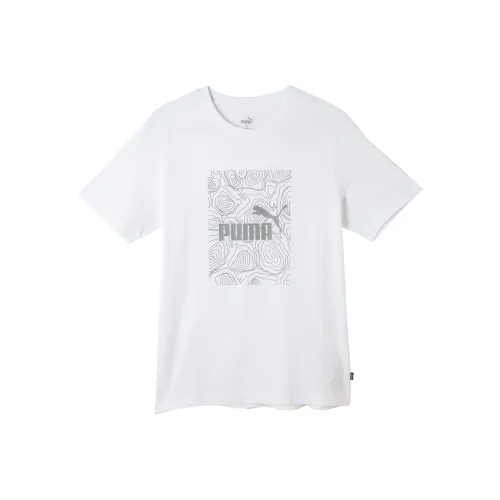 PUMA Белая Мужская Футболка