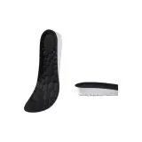 [2 упаковки, черный] Мягкий и упругий, увеличивает высоту на 2,5 см / Удобный