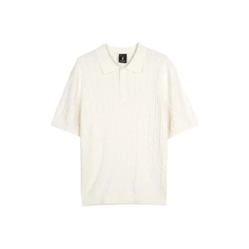 Skechers Поло Унисекс Бежевый Кремовый Белый