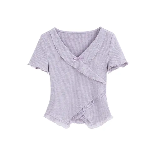 ERIRI Фиолетовые Женские Футболки