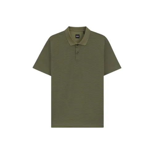 Hugo Boss Поло Мужское Зеленое