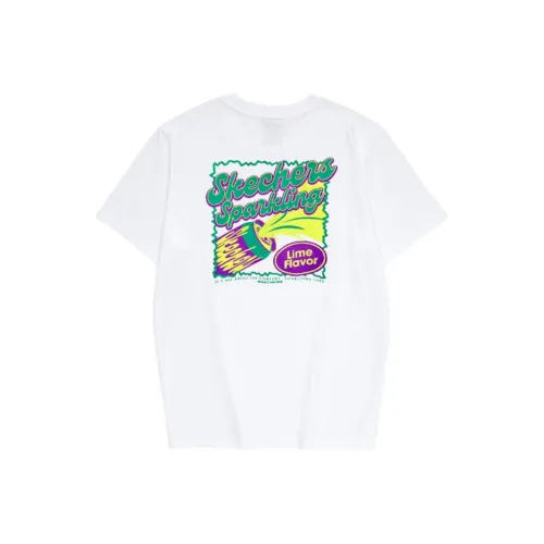 Skechers COLORFUL Ярко-белый Унисекс Футболка