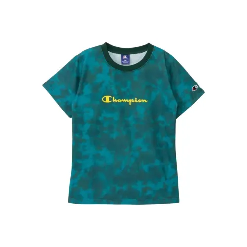 Champion T-Shirt Темно-зеленый для детей 3-7 лет