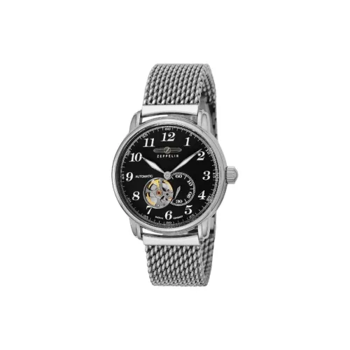 ZEPPELIN Автоматический Механический Механизм Мужские Часы 40 мм Черный