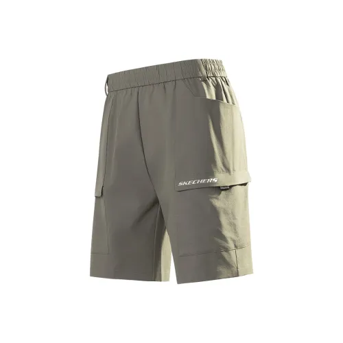 Skechers Карго шорты унисекс пихтовый зеленый 04X9