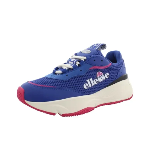 Ellesse Masello Text Устойчивые к истиранию Низкие Беговые кроссовки Женские Синие
