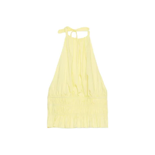 ZARA Желтые Женские Майки