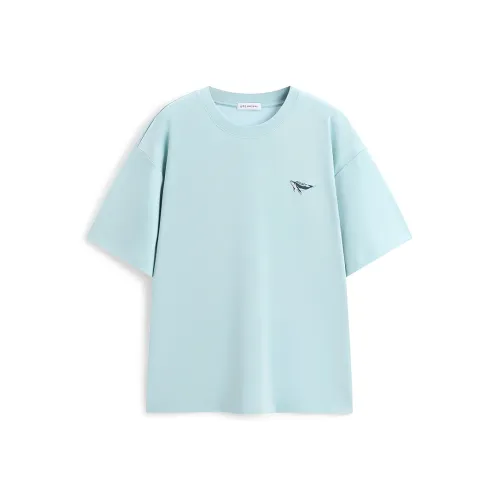 PEACEBIRD MEN Модный Американский Спина Вышивка Короткий Рукав Т-Рубашка Мужская