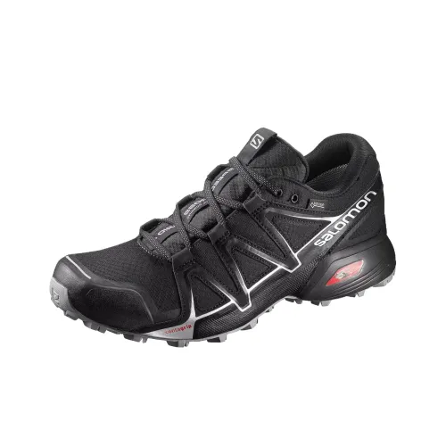 Кроссовки для бега Salomon Collaboration Speedcross Vario 2, низкий топ, черные, мужские