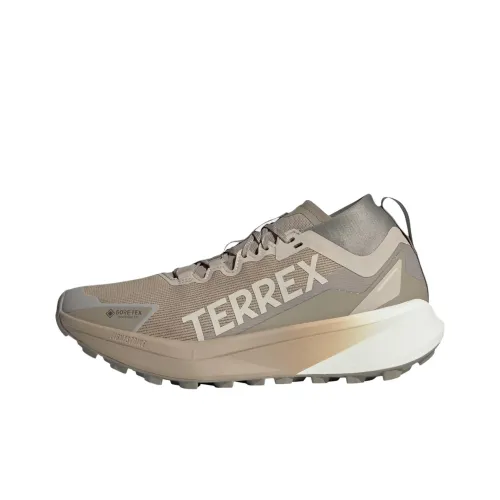 adidas Terrex Agravic Low Top Trail Беговые кроссовки Мужские Коричневый Серый