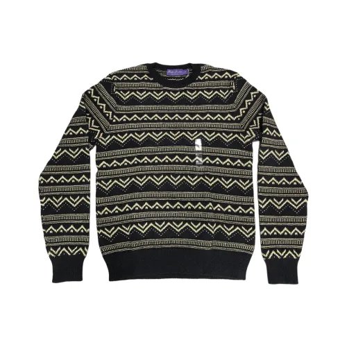 Ralph Lauren Purple Label SS23 Кашемировый свитер мужской черный