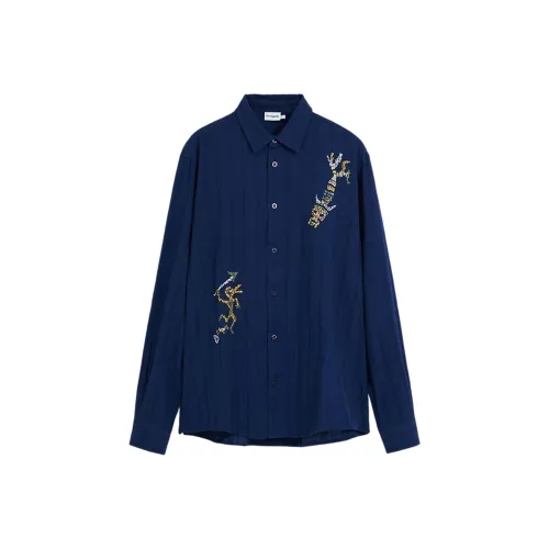 Desigual Blue Мужские Рубашки