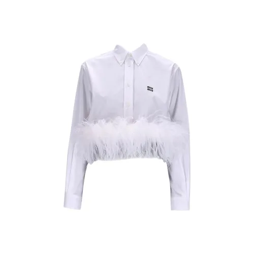 MIU MIU Белые Женские Рубашки