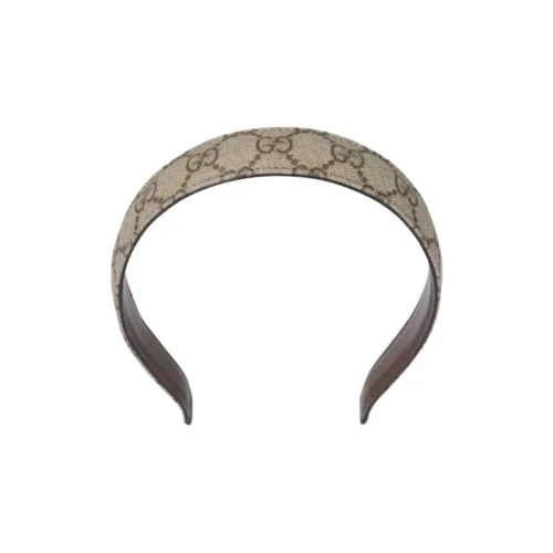 GUCCI Canvas Ободки для волос Женские Бежевый