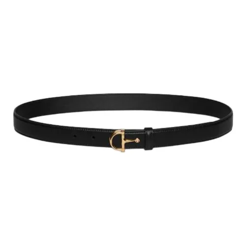 GUCCI Кожаные ремни Женские Черный Ширина 2,3 см