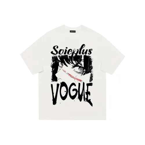 SOIE Белая унисекс футболка