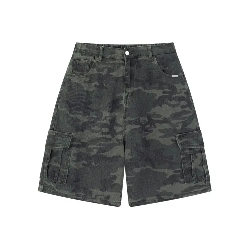 SAME FLOW Камуфляж Унисекс Повседневные шорты