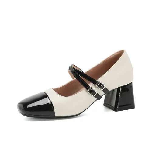 TAFN Mary Jane обувь Женская Абрикос