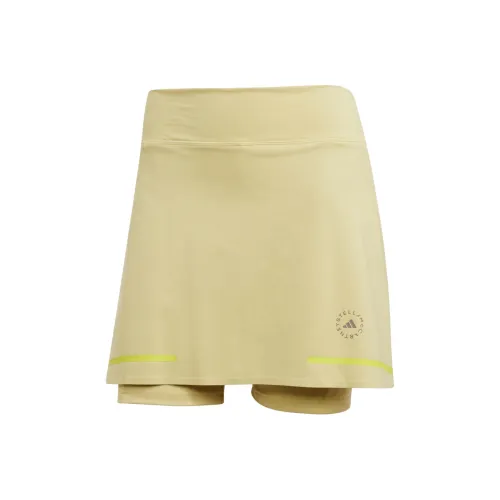 Adidas Повседневные короткие юбки Женские Золото
