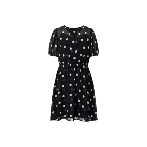 Hopeshow Короткий рукав Платье Женское