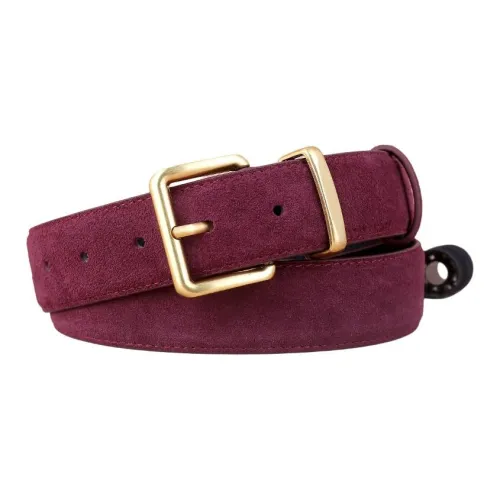 Yamaichi Maru Anti Бархат Воловья кожа Кожаные ремни Женские 3,5 см