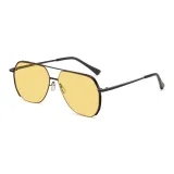 Черная оправа с ночными желтыми линзами