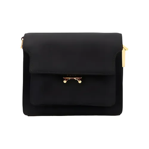 MARNI Сумка через плечо из кожи сумка на плечо женская черная