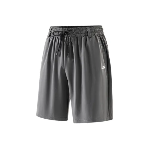 Skechers Серый 043S Унисекс Повседневные шорты