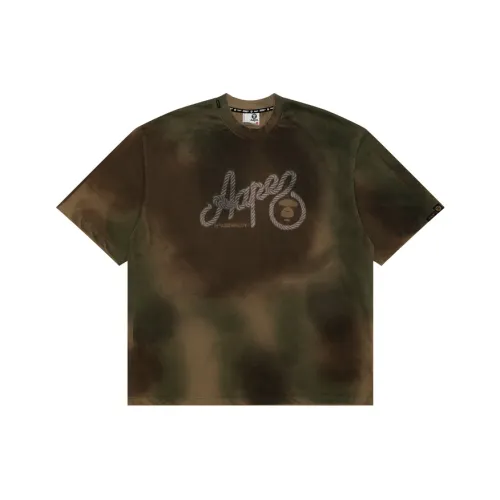 AAPE Зеленый GRZ Мужская T-Рубашка