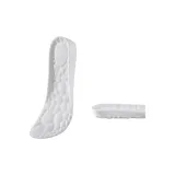 [2 пачки, белый] Мягкий и упругий, увеличивающий высоту на 1,5 см / Удобный