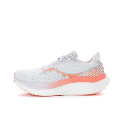 Saucony Triumph Victory 23 Беговые кроссовки Низкий верх Белый/Оранжевый Женские