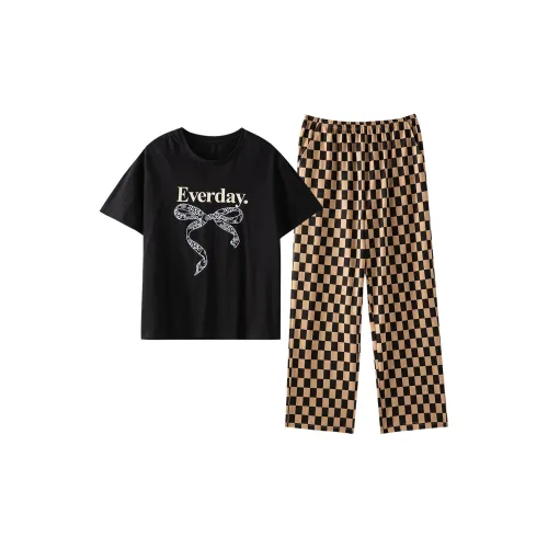 Montagut Черный Женские Пижамные Комплекты