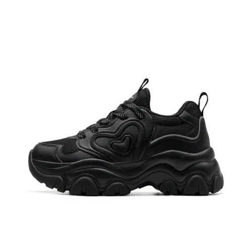 XTEP Hi 6 Shoes Casual Low Top Black Women's