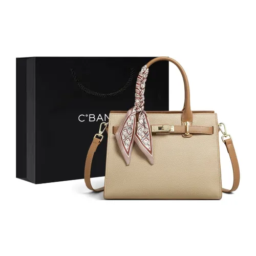 C°BANNER Коровья кожа Сумка Средний Женские Хаки