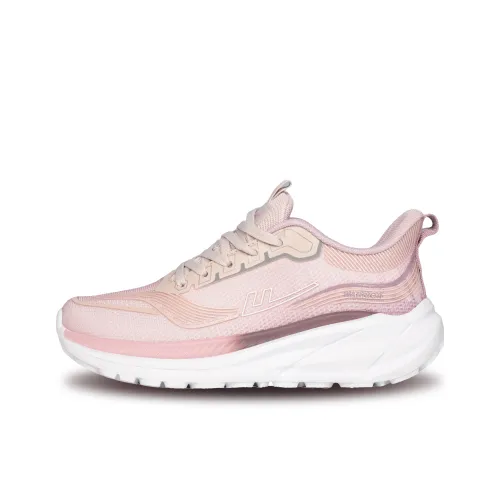 Warrior Амортизация Дышащий И Прочный Дизайн Низкий Топ Повседневные Беговые кроссовки Женские Светло-розовый Красный