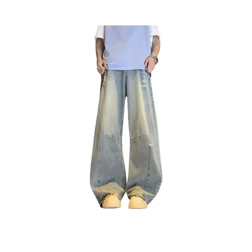 GEOGRE ALEX Светло-синие Унисекс Джинсы