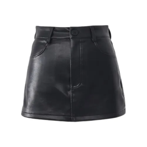 Розовый Повседневный Короткий Юбка Женская